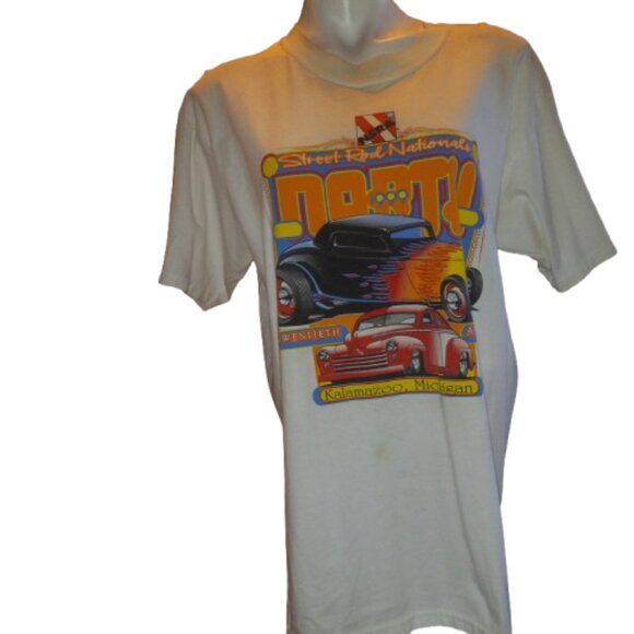 Street Rod Nationals North NSRA 20th  Large 1999 Kalamazoo Michigan  White Shirt - Picture 1 of 10